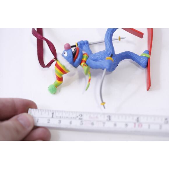 Sesame Street, Grover, Skiing, Ornament, Christmas, Vintage, ~ 251013-WH 1371 - Picture 3 of 3